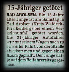 Zeitungsbericht